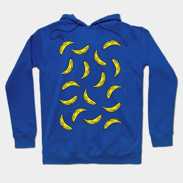 Bananas Pattern Hoodie by burropatterns